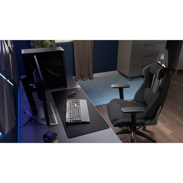 CORSAIR TC100 Fabric Gaming Chair Black Ergonomic Adjustable-13