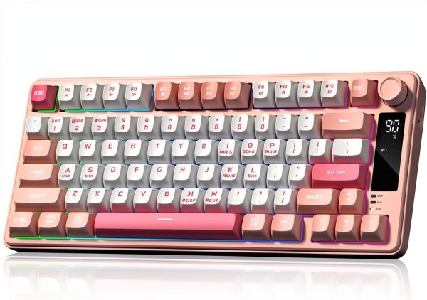 Womier DK75 Wireless Gaming Membrane Keyboard RGB Backlit-0