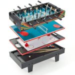 Best Choice 4 in 1 Multi Game Table Arcade Set Family Fun-0