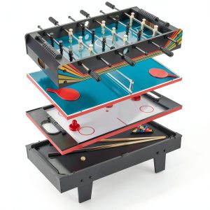 Best Choice 4 in 1 Multi Game Table Arcade Set Family Fun-0
