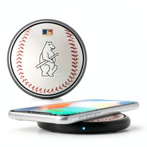 Chicago Cubs Wireless Charger 10W Fast Charging Officially-0