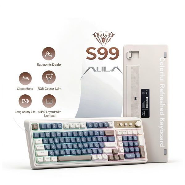 AULA S99 Wireless RGB Gaming Keyboard 96% Layout-1
