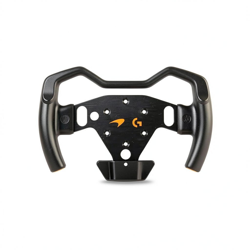 Logitech RS Formula Wheel McLaren Edition in use on a sim racing rig