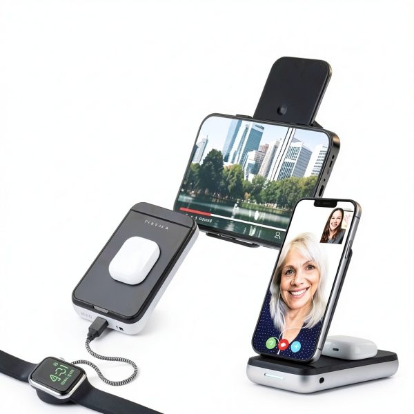 Satechi Wireless Charger Power Stand 3-in-1 Portable Qi-5