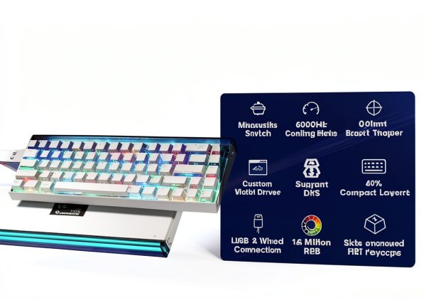 AULA Hero68 HE Gaming Keyboard Hall Effect Mag Switches RGB-1