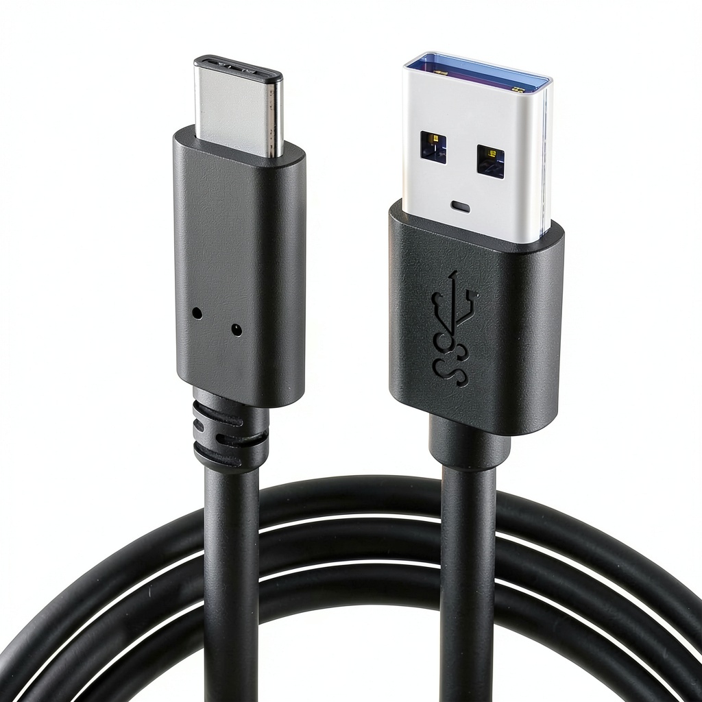 OMNIHIL USB cable connected to Altec Lansing Lifejacket 3 speaker