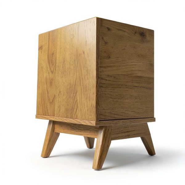 Lennon TV Stand Oak Veneer Mid Century Modern Storage-10