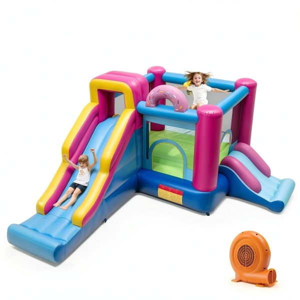 Doughnut Bounce House Premium Inflatable Castle for Kids-0