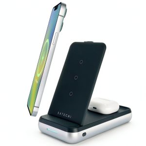Satechi Wireless Charger Power Stand 3-in-1 Portable Qi-0