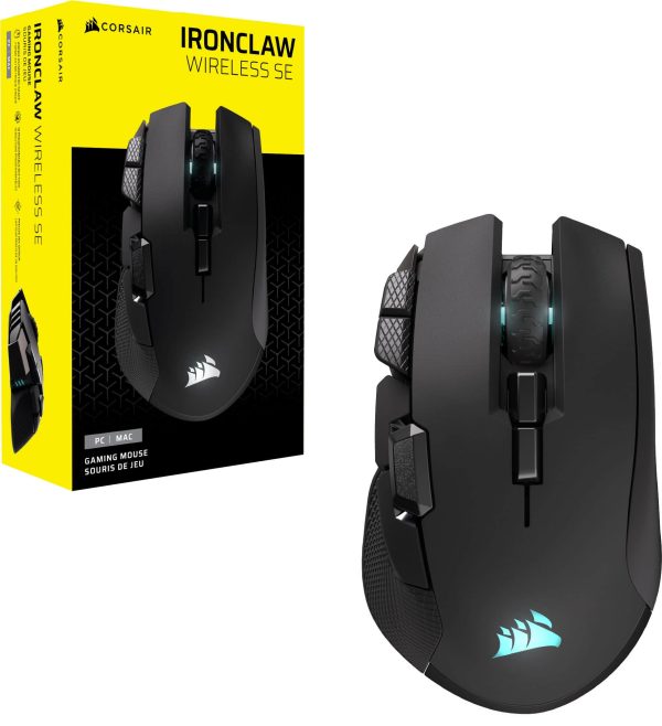 Corsair Ironclaw Wireless SE Gaming Mouse FPS MOBA MMO-7