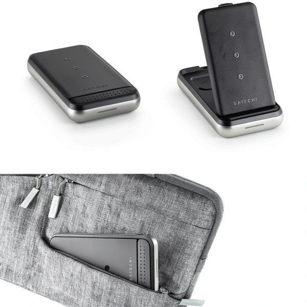 Satechi Wireless Charger Power Stand 3-in-1 Portable Qi-6