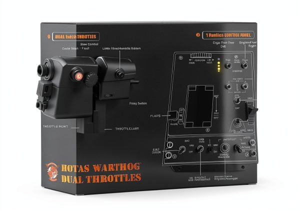 Thrustmaster HOTAS Warthog Dual Throttles PC VR Gaming-5