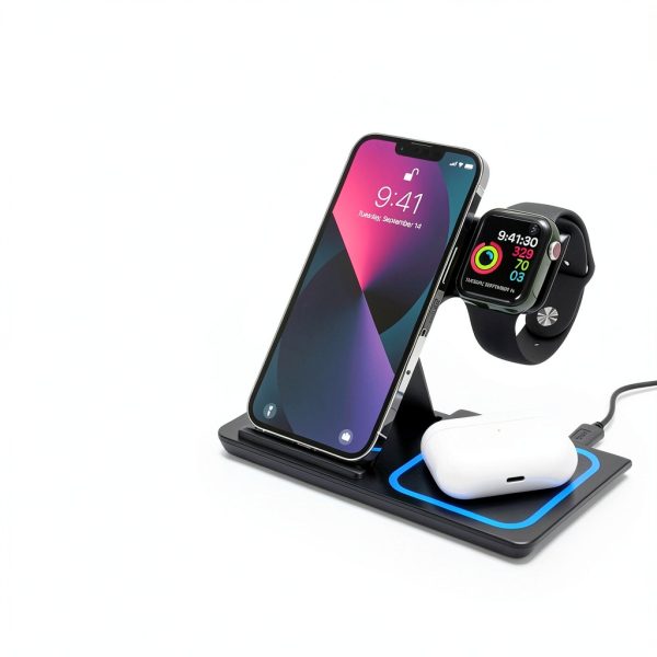 Keyscaper Carolina Hurricanes 3 in 1 Wireless Charger-1