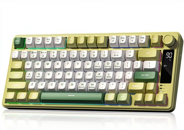 Womier DK75 Wireless Gaming Membrane Keyboard RGB Backlit-0