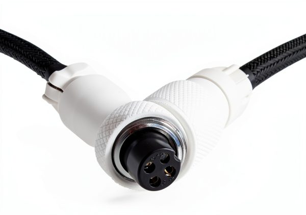 Drop Coiled Keyboard Cables Monochrome Design Durable-3