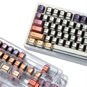 Retro Anime Keycaps 134 Keys Japanese Manga Shine Through-0