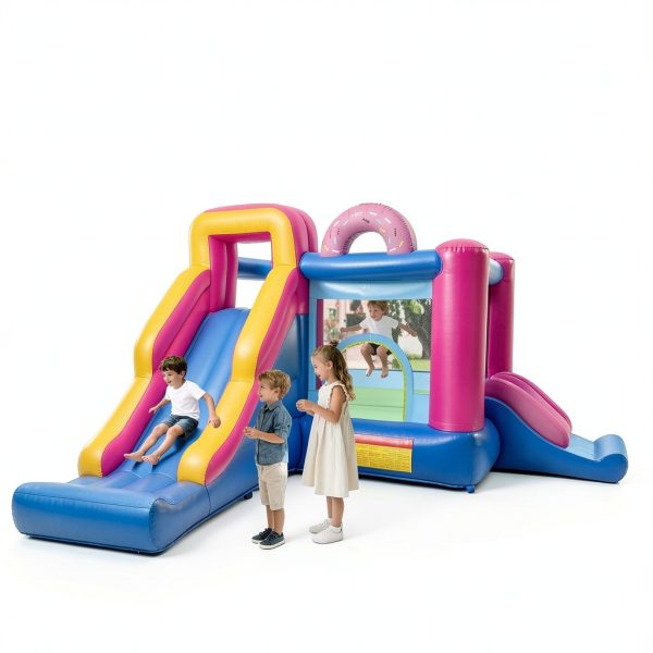 Doughnut Bounce House Inflatable Castle Kids Play Area-1