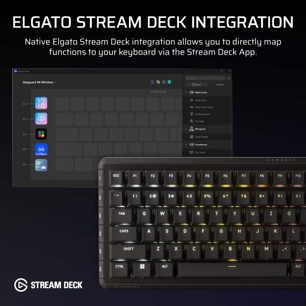 CORSAIR VANGUARD 96 Wireless Mechanical Gaming Keyboard-5