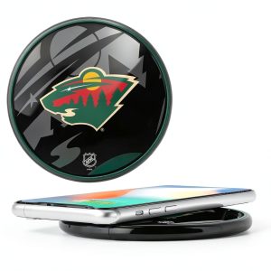 Minnesota Wild Wireless Charger Fan Accessory Team Graphic-0
