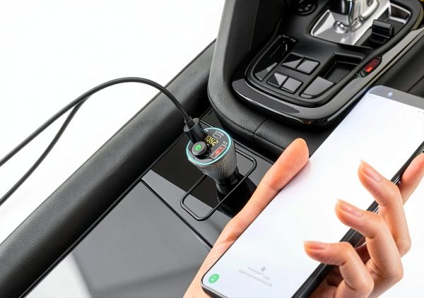 Rexing FM3 Bluetooth FM Transmitter Car Audio Streaming-3