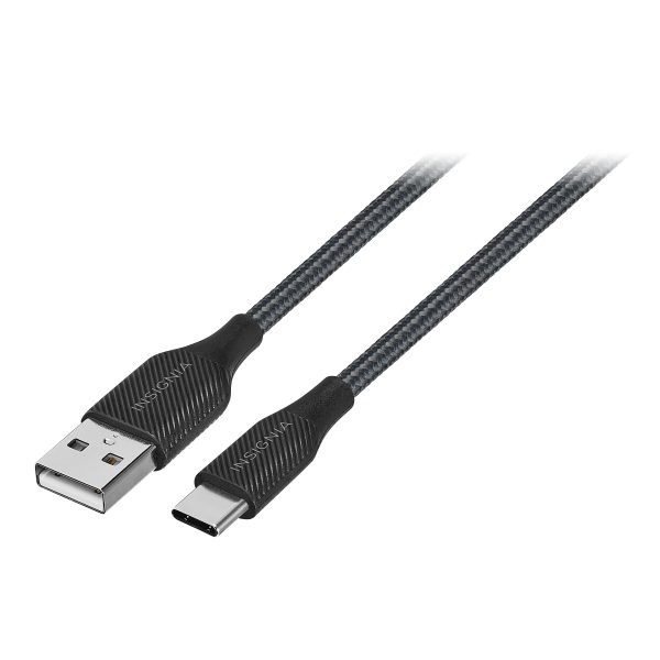 Insignia USB-C to USB-A Cable 4 ft Braided Durable-6