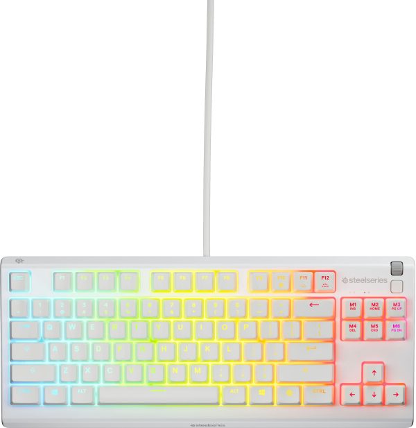 SteelSeries Apex 3 TKL Wired Gaming Keyboard Whisper Quiet-6