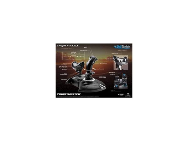 Thrustmaster T Flight HOTAS Xbox PC Flight Stick Throttle-9
