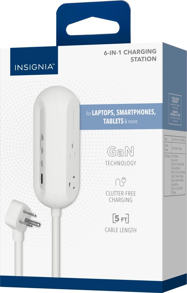 Insignia 6 in 1 Charging Station 70W GaN Technology-10