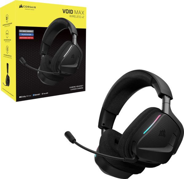 CORSAIR VOID v2 Max Wireless Gaming Headset Black-8