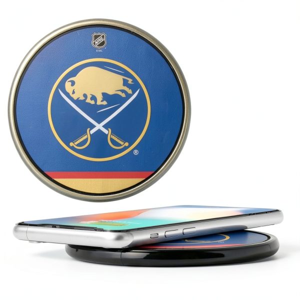 Buffalo Sabres Stripe Wireless Charger 10W Fast Charging-0