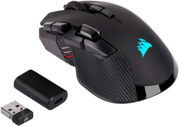 Corsair Ironclaw RGB Wireless Gaming Mouse FPS MOBA MMO-12