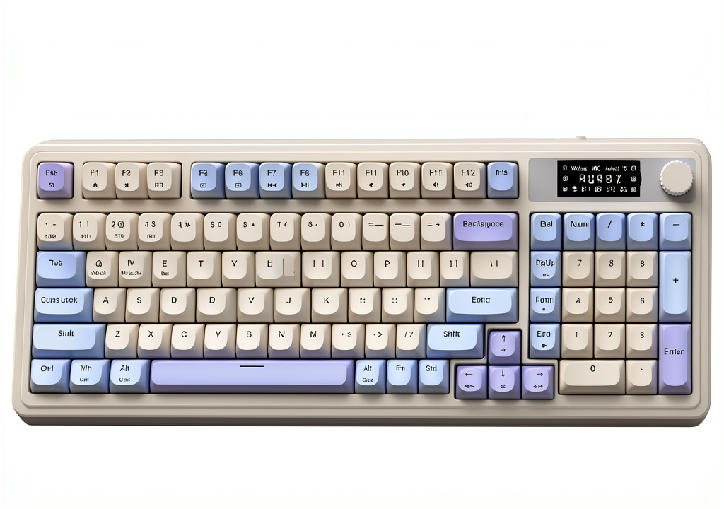 AULA S99 Pro wireless gaming keyboard with RGB lighting on a gaming desk