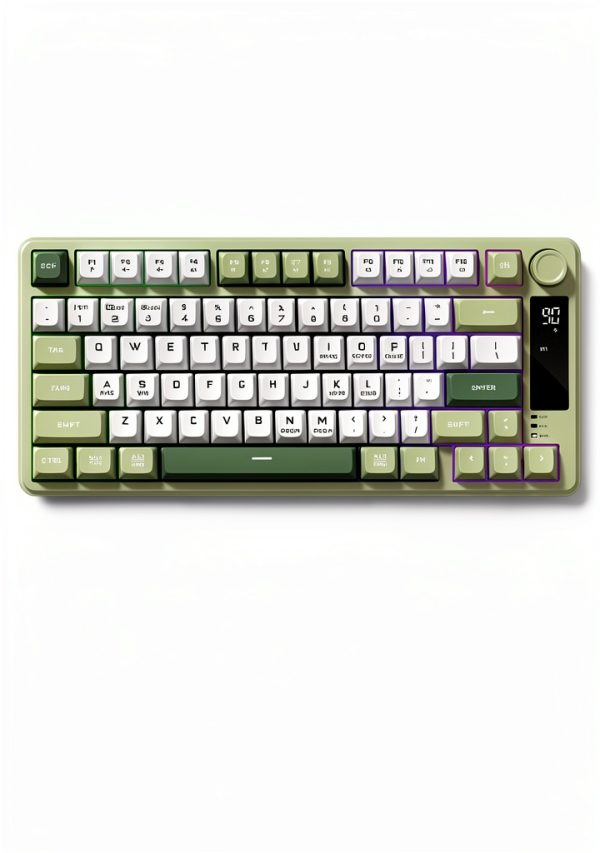 Womier DK75 Wireless Gaming Membrane Keyboard RGB Backlit-1
