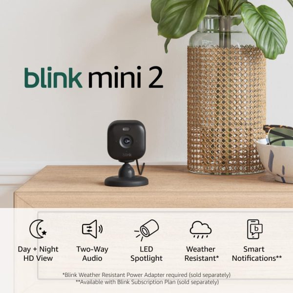 Blink Mini 2 Home Security Camera HD Video Motion Detection-1