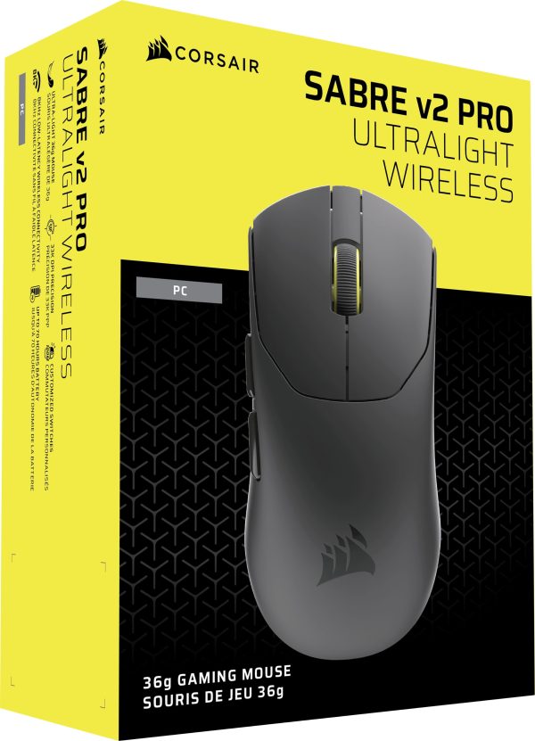 CORSAIR Sabre V2 Pro Wireless FPS Gaming Mouse Black-12