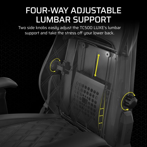 Corsair TC500 LUXE Gaming Chair Frost Fabric Ergonomic-2