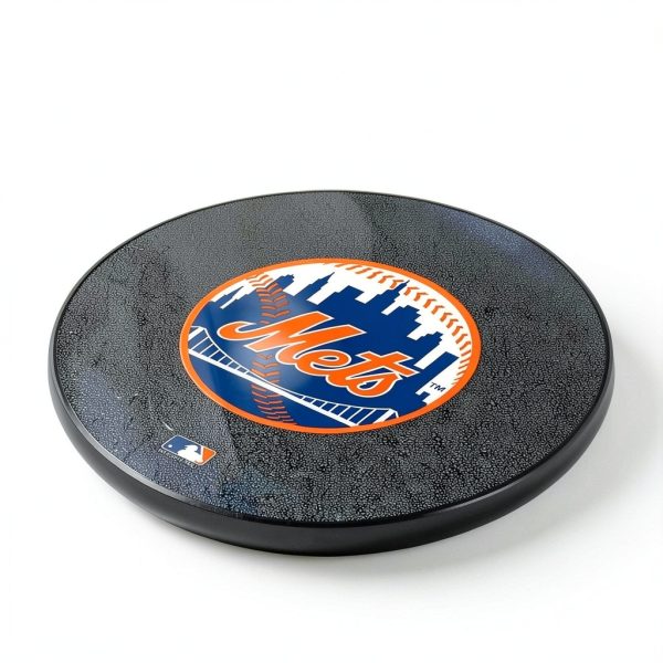 Keyscaper New York Mets Linen Wireless Charger 10W Qi-1